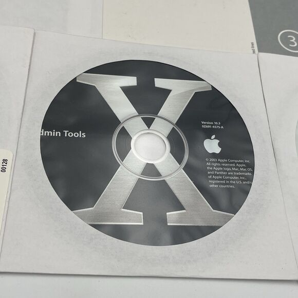 Apple Mac OS X 10.3 Panther Retail Package M9227LL/A Tools OEM - Picture 4 of 16